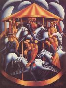 Mark Gertler The Merry-Go-Round (nn03) oil painting artist